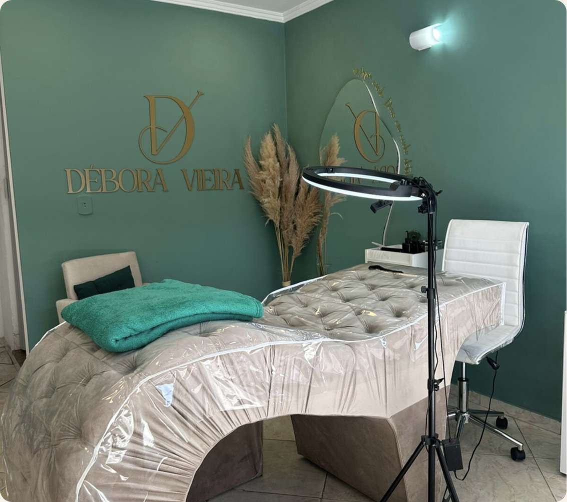 Espaço de atendimento do Studio Débora Vieira